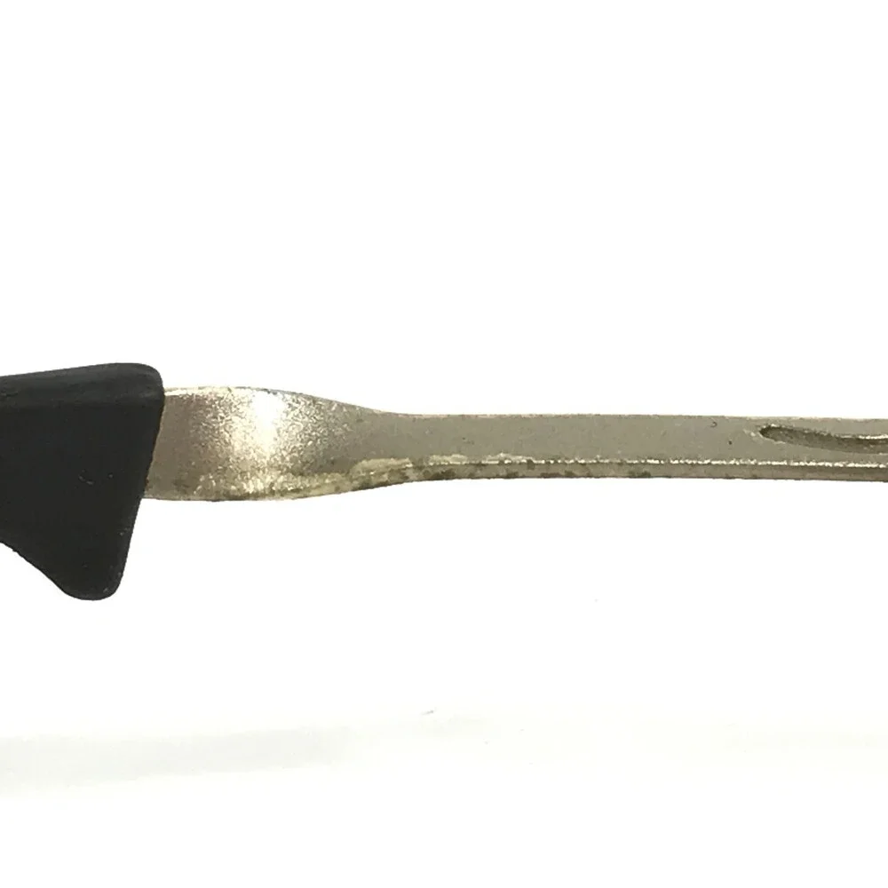 Vintage B&L Ray-Ban Sunglasses Orbs W2178 Polished Pewter Oval Bausch & Lomb